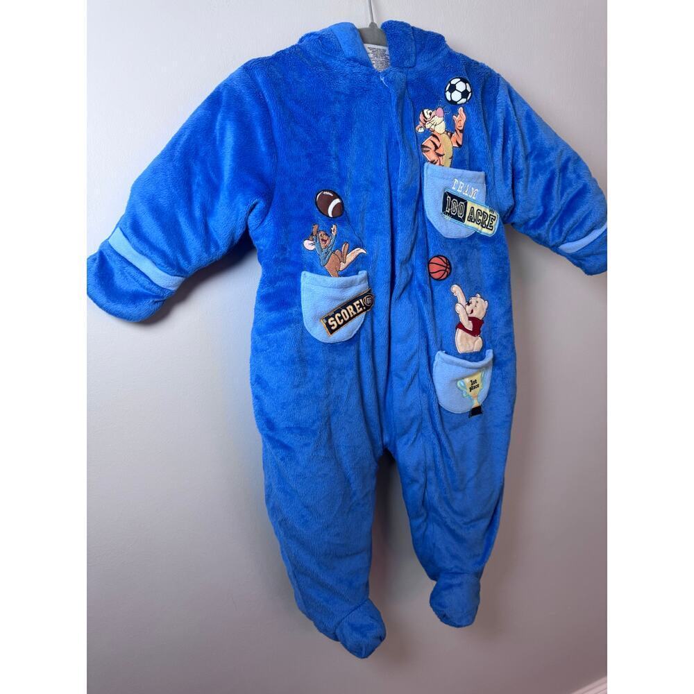 Disney Winnie the Pooh vintage baby bunting size 6-9 months